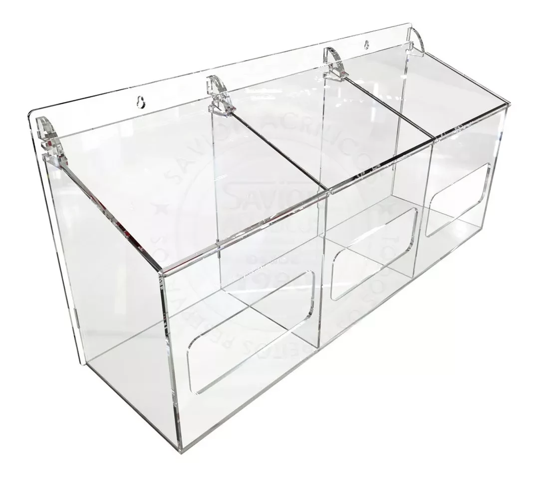 Caixa de acrílico personalizada para EPI